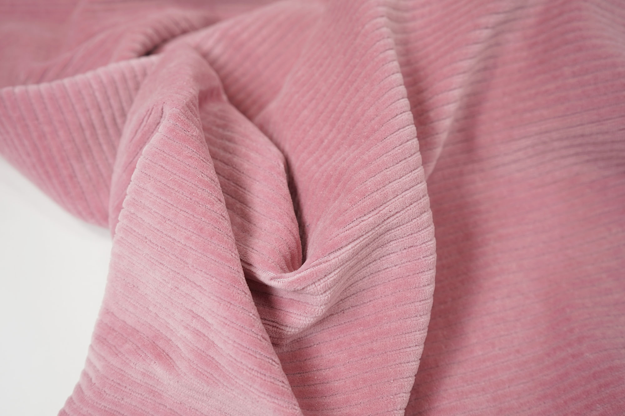 Wide cord jersey - Chris - antique pink