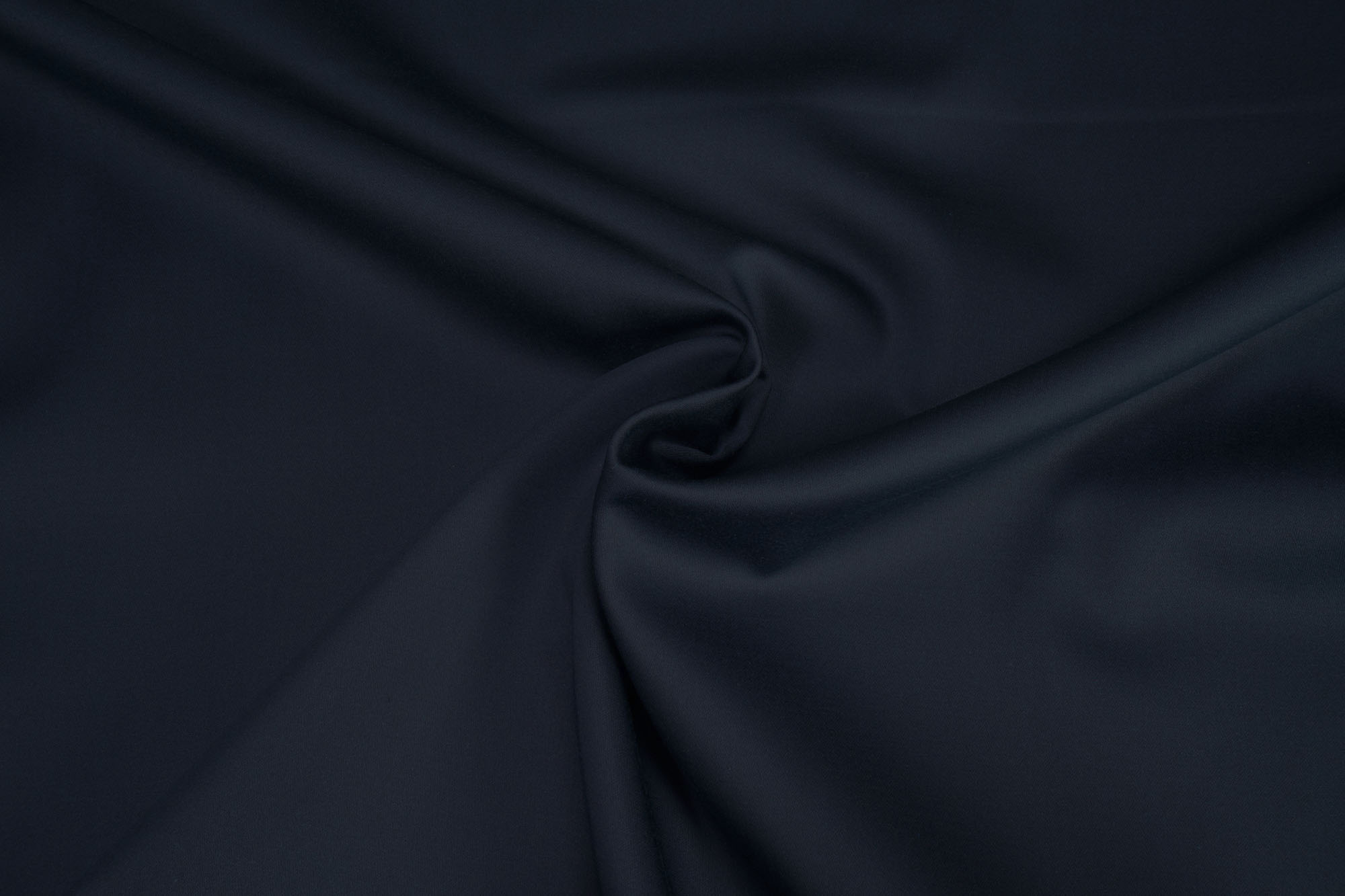 Cotton satin slightly elastic uni dark blue