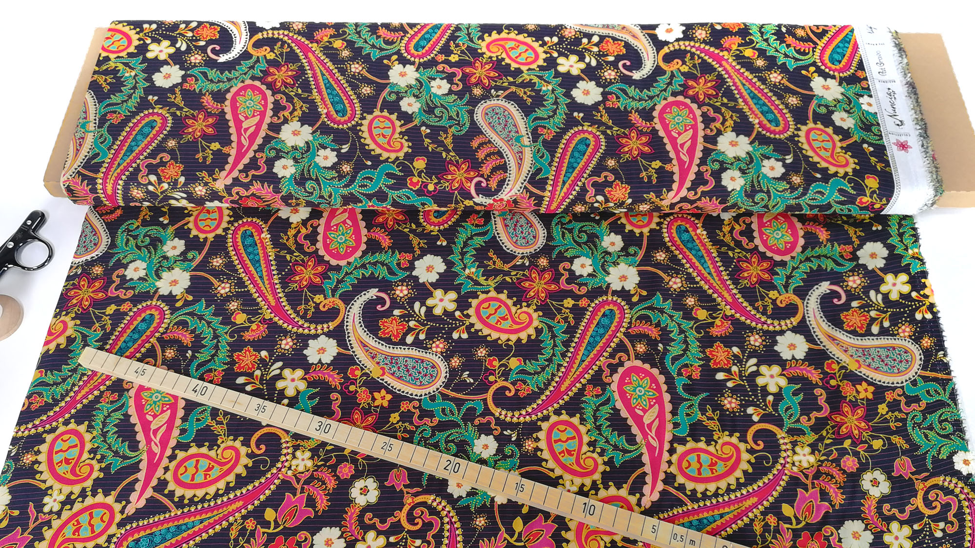 Rayon Art Gallery Nuncia Paisleys Forever Boheme by Pat Bravo