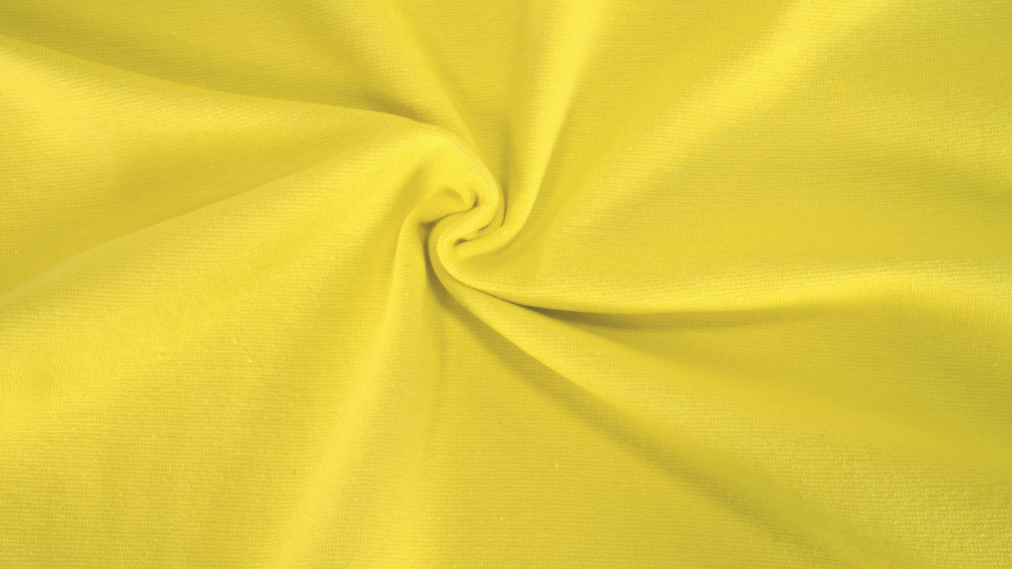 Rib knit fabric plain uni lemonade