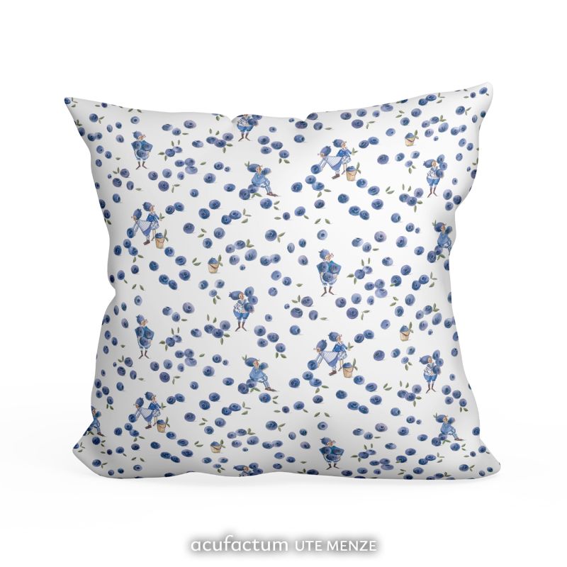 acufactum - Cotton fabric - Blueberry elves - Silke Leffler