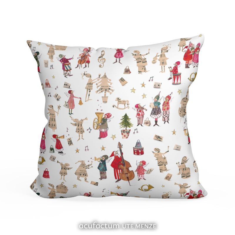 acufactum • Cotton fabric • Christmas musicians • Silke Leffler