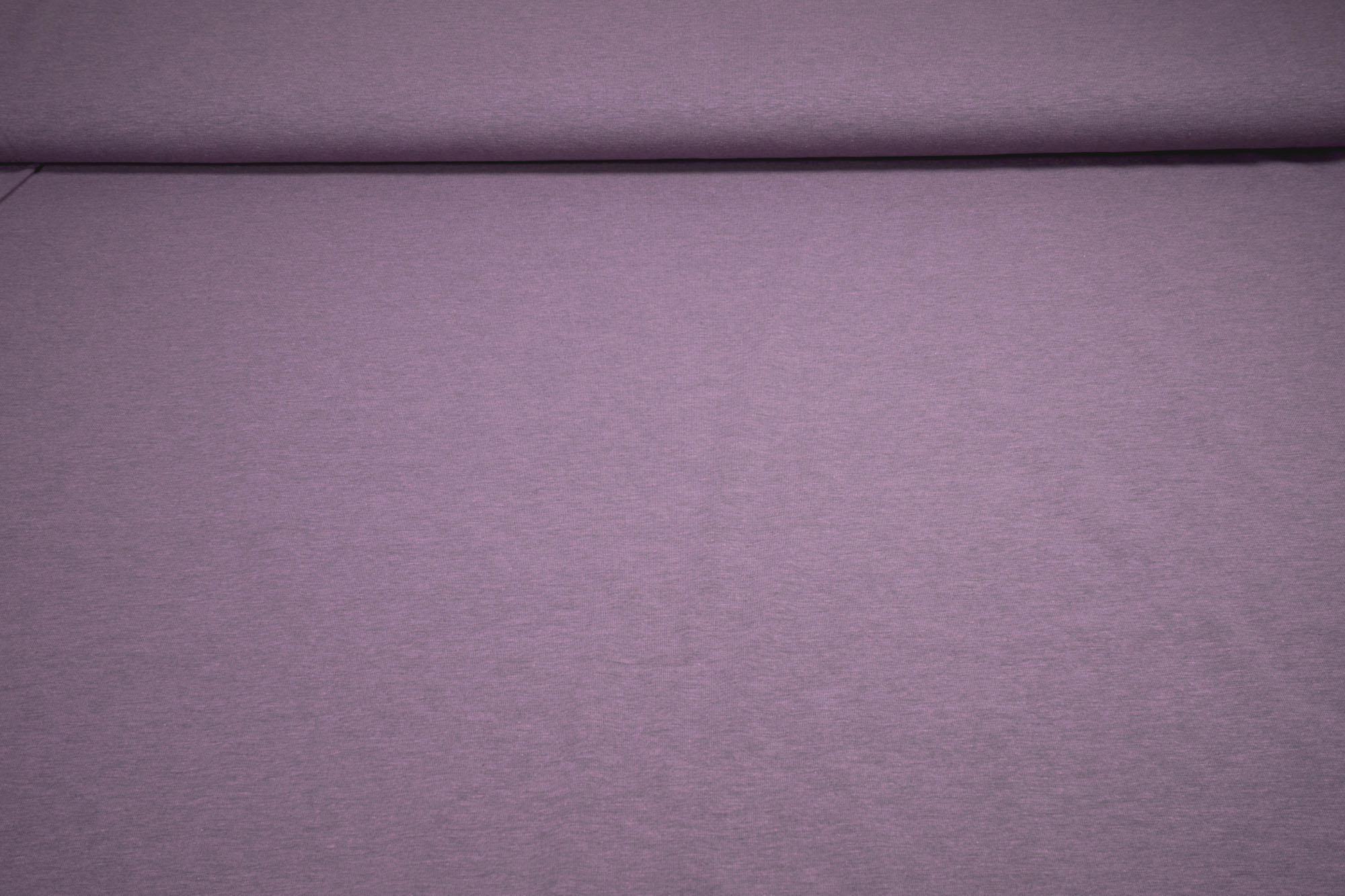 Jersey Black Yarn aubergine Cotton Jersey Knit Fabric flecked