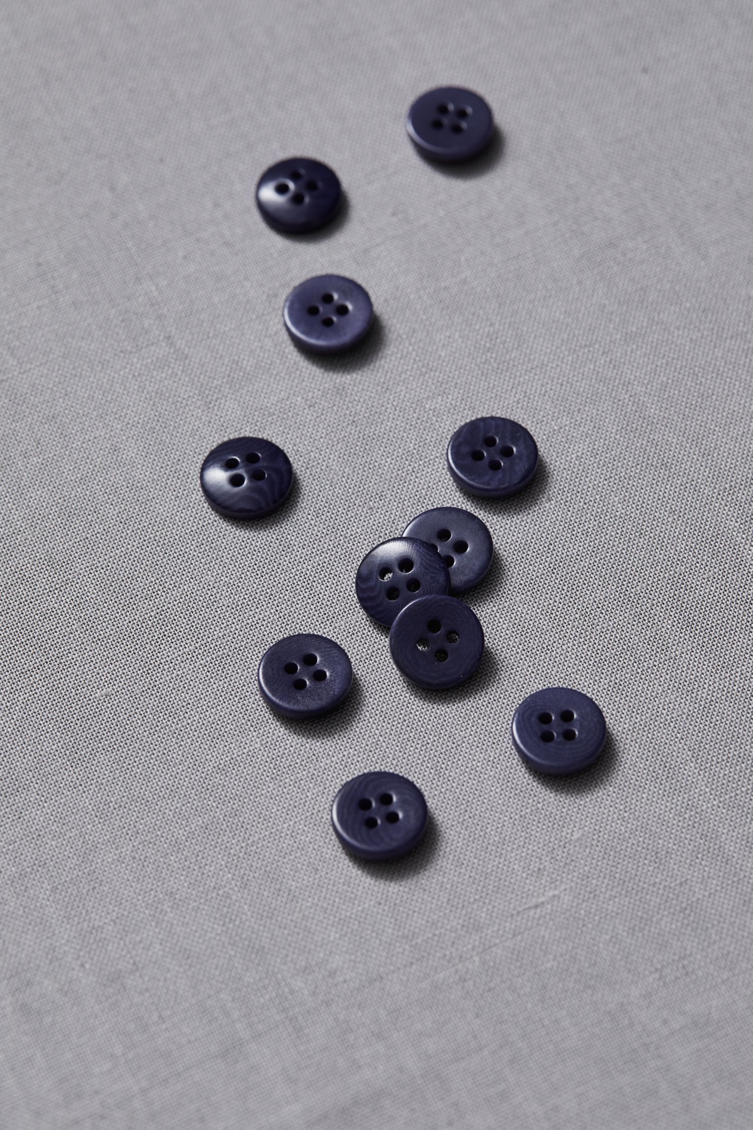 Blueberry Plain Corozo Button