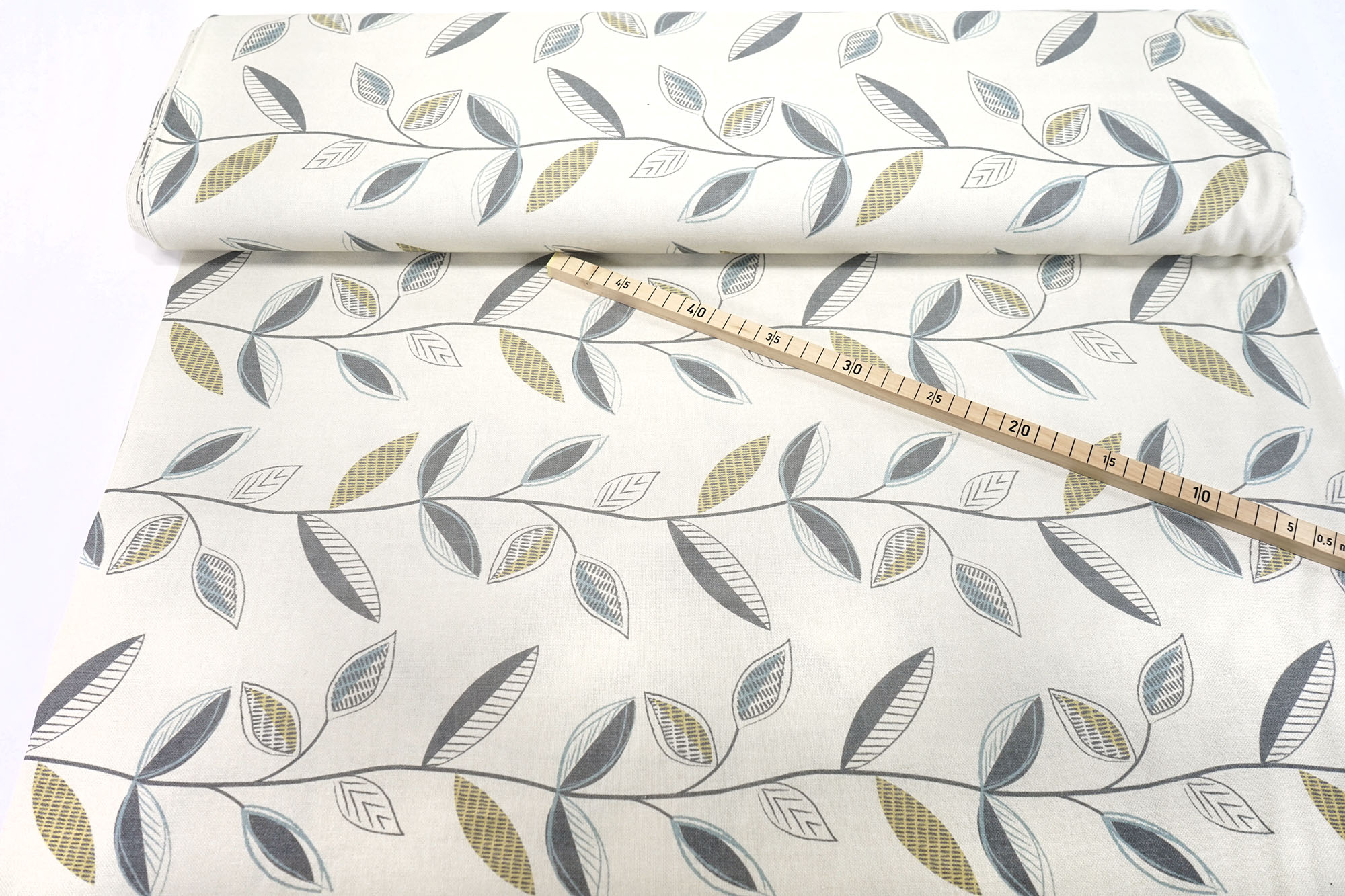 Canvas - Half Panama - Deco - Grey Vines
