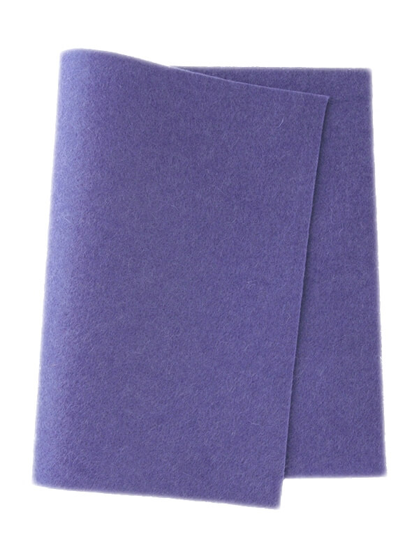 Wool felt light blue lilac • 100 % pure wool