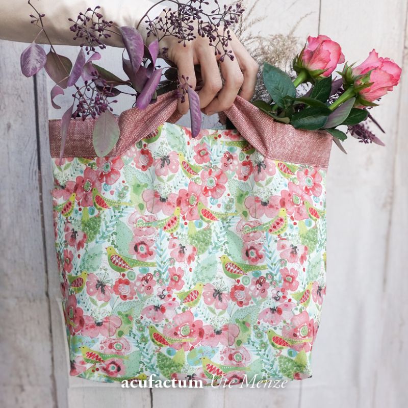 acufactum - Cotton fabric - Flower paradise - Kerstin Heß