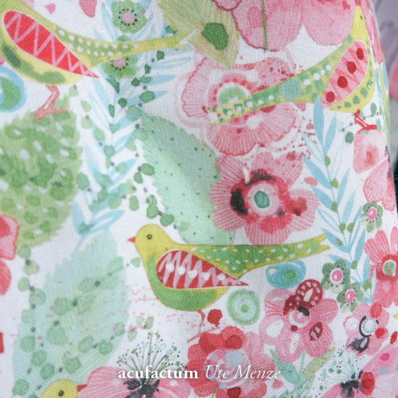 acufactum - Cotton fabric - Flower paradise - Kerstin Heß