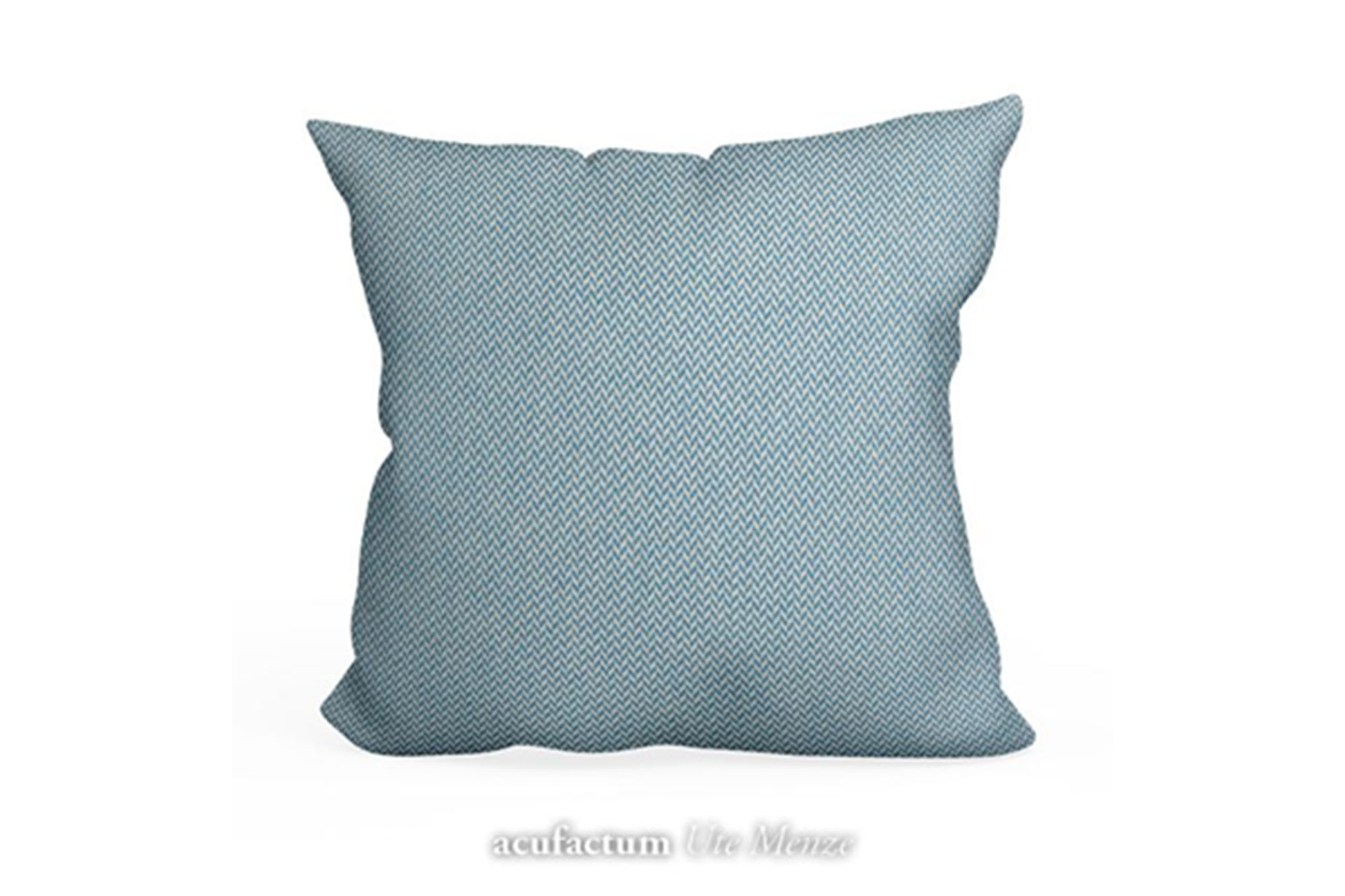 acufactum - Cotton fabric - Herringbone - petrol