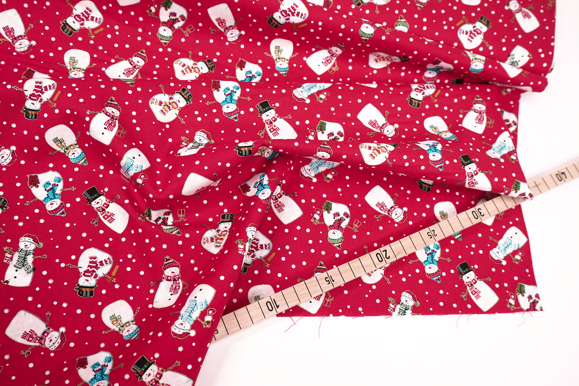 makower - Merry Christmas - Snowmen - Red