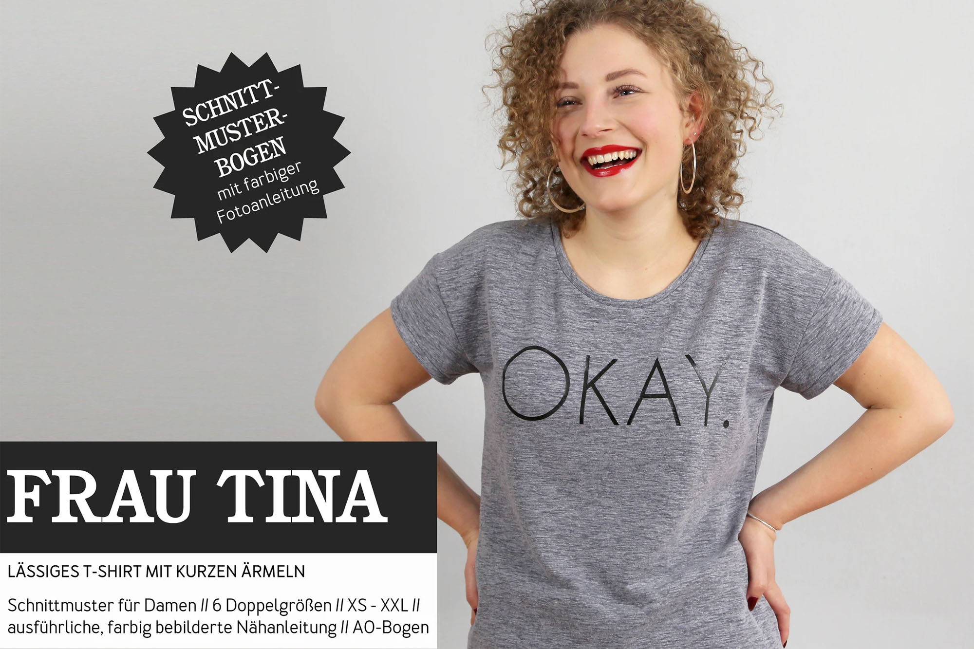FRAU TINA - Casual Basic Shirt - Paper Cut