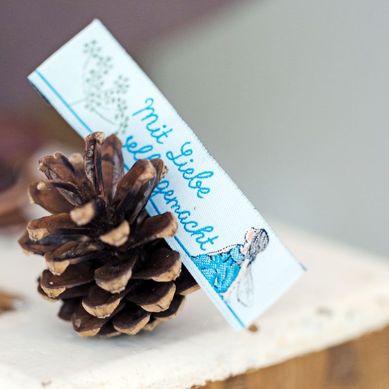 acufactum - Woven label - Homemade with love - Elf
