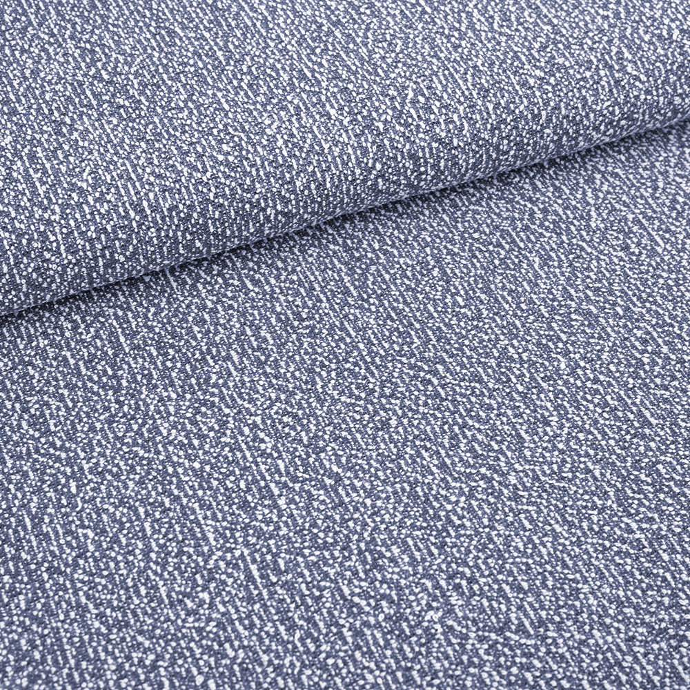Stoffonkel - Organic basic bouclé - blue