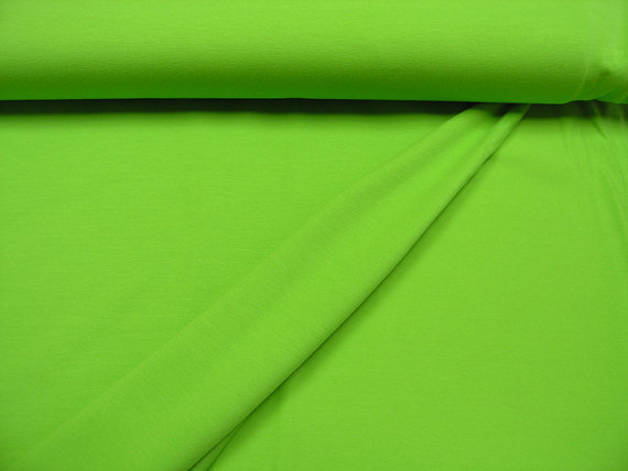 Jersey uni kiwi Cotton Jersey Knit Fabric
