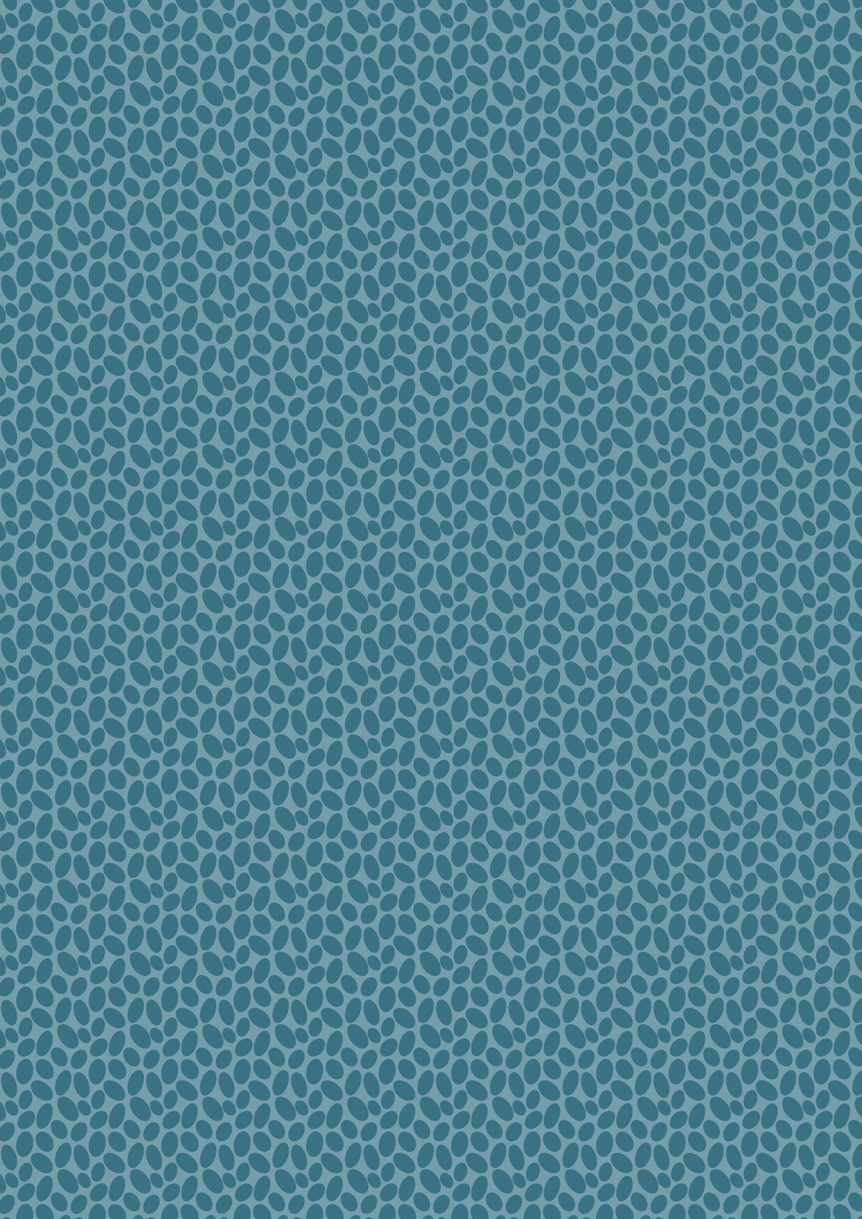 acufactum - Cotton fabric - pebble - petrol