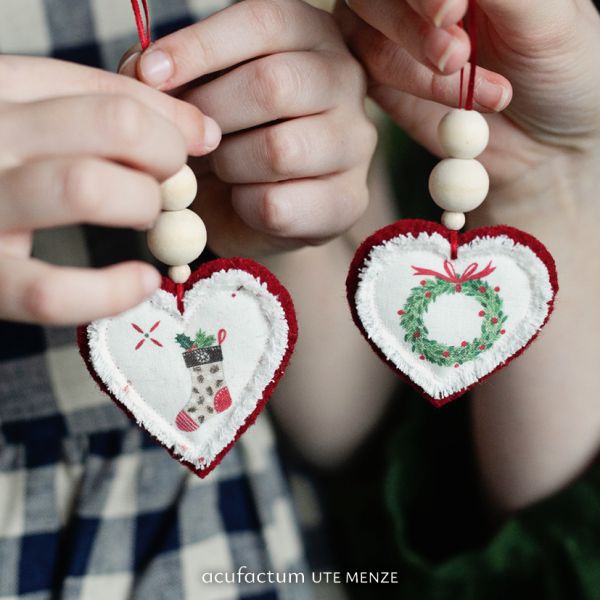 acufactum - Cotton fabric - Christmas ornaments - Kerstin Heß