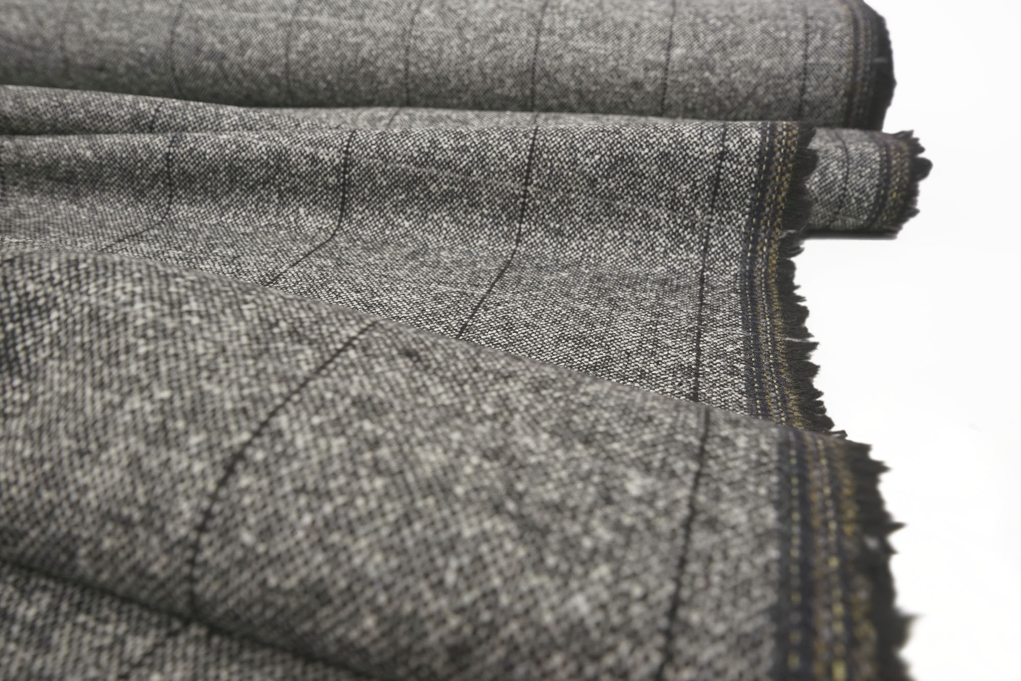 Tweed Alessio grey made in Italy