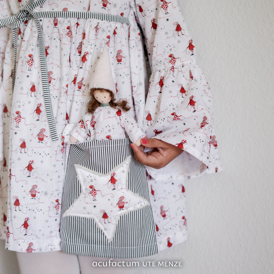 acufactum - Cotton fabric - Thread angel - Silke Leffler