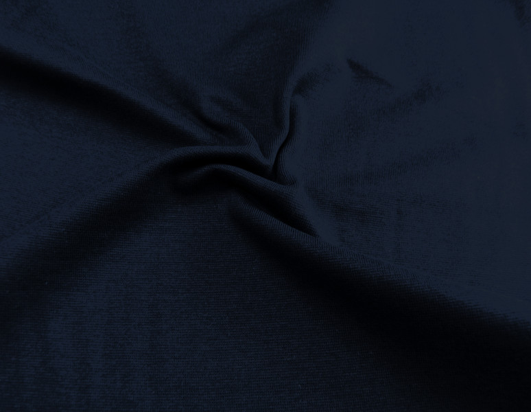 Ribbing tube uni dark blue Cotton Jersey Knit Fabric
