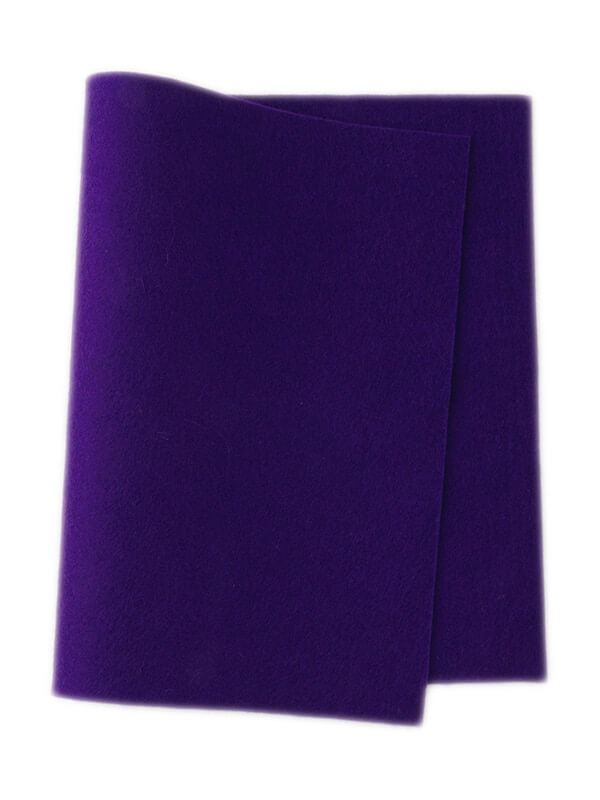 Wool felt dark violet • 100 % pure wool