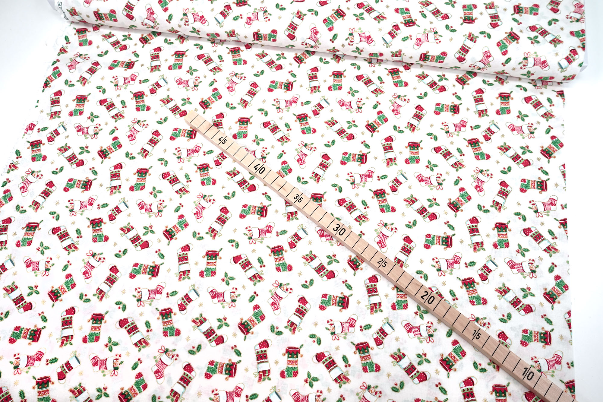 makower - Merry Christmas - Stockings - cream