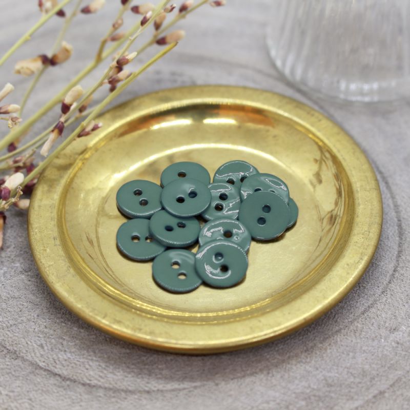 Glossy Buttons - Cactus - 10 mm