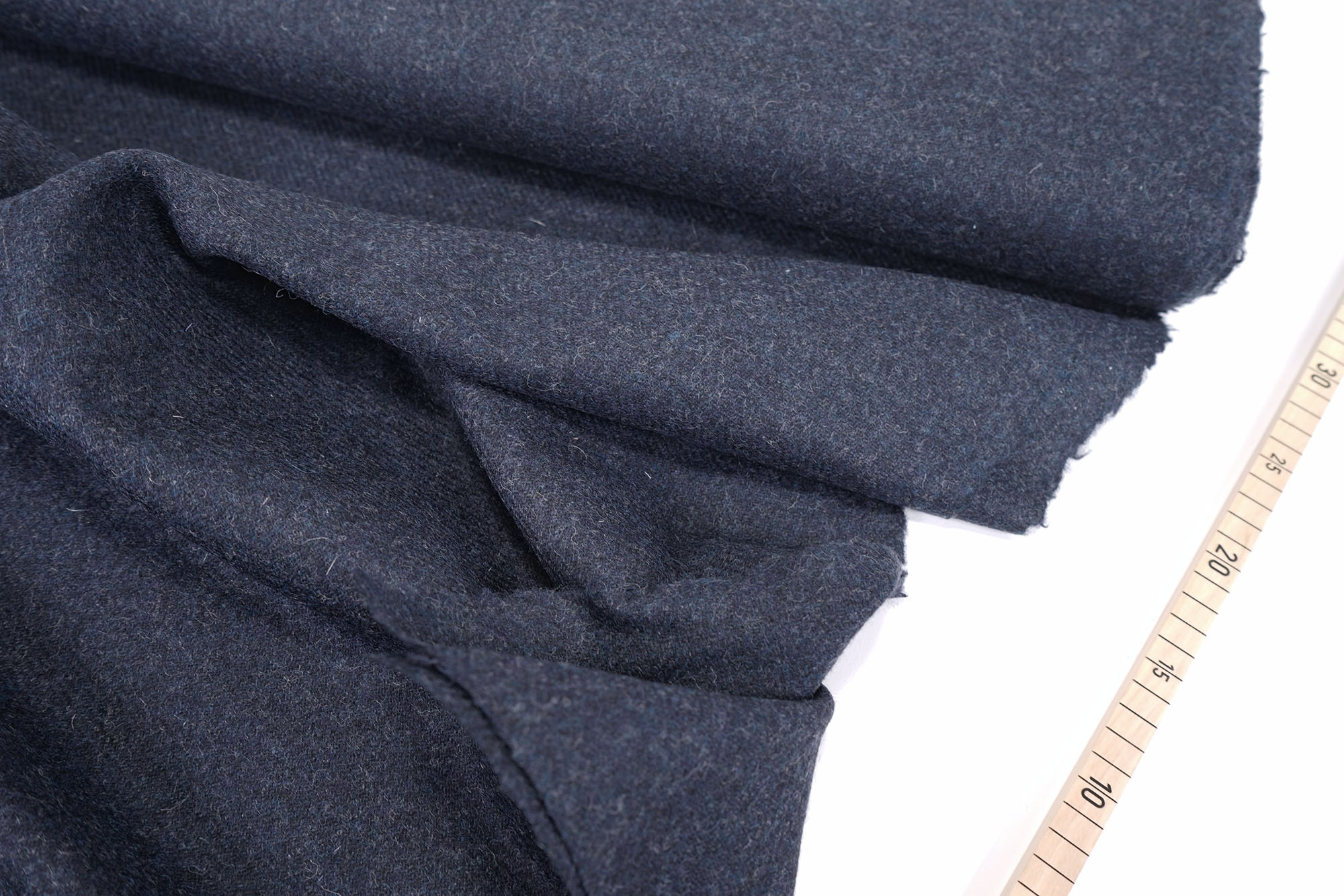 Shetland tweed - faux uni - midnight blue