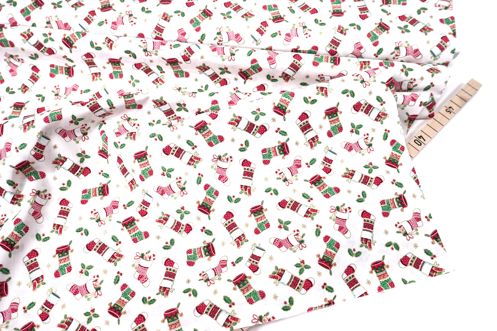 makower - Merry Christmas - Stockings - cream