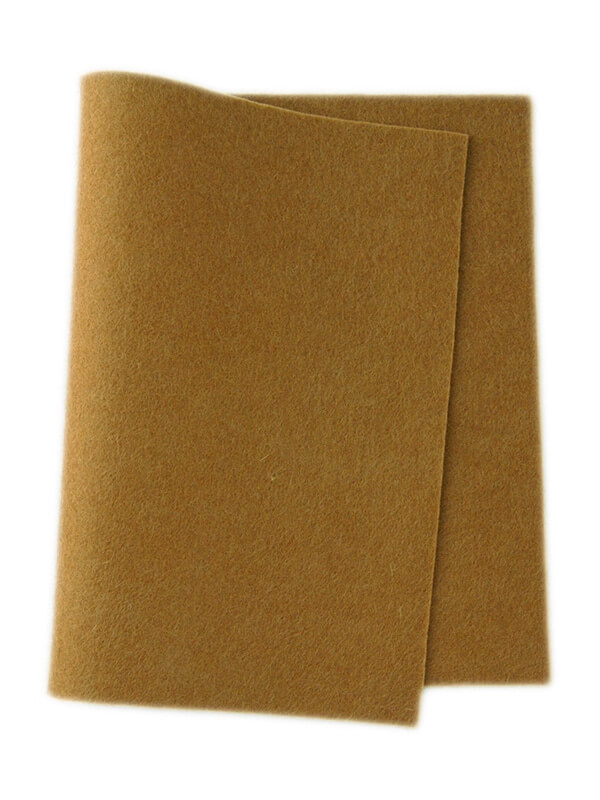 Wool felt camel brown • 100 % pure wool