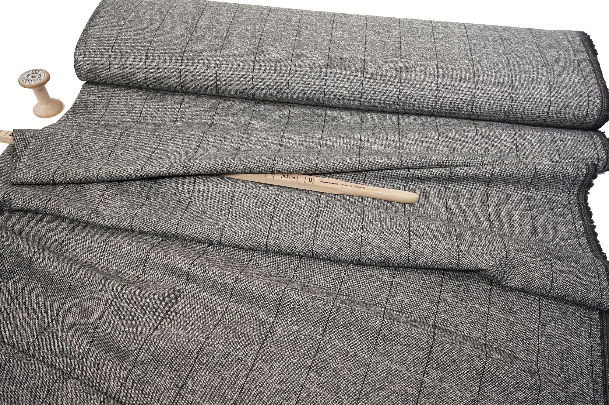 Tweed Alessio grey made in Italy
