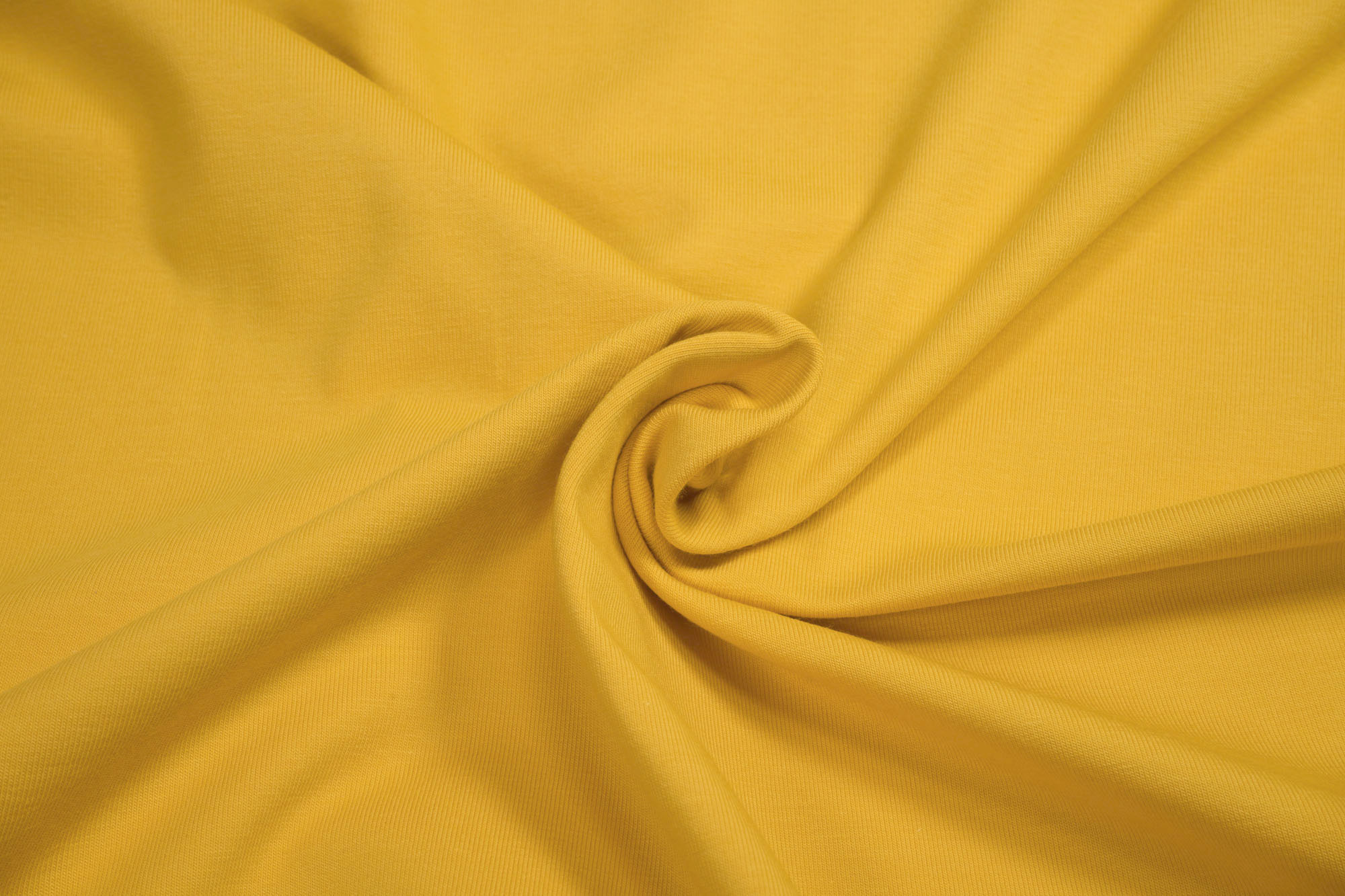 Cotton Jersey uni dark yellow