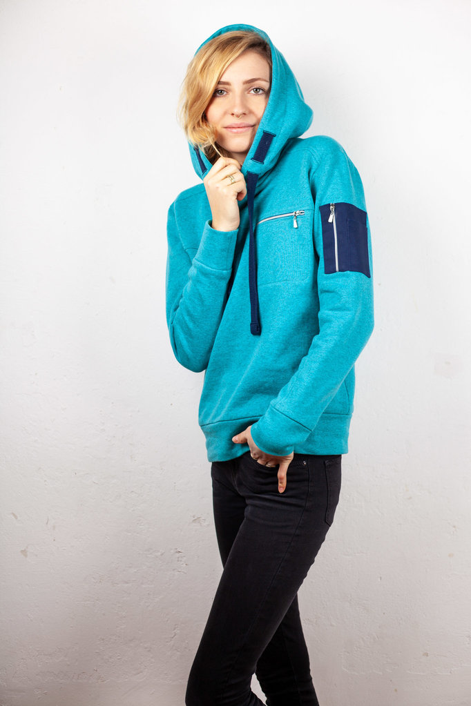 Hoodie Emilea Ladies, Paper Pattern
