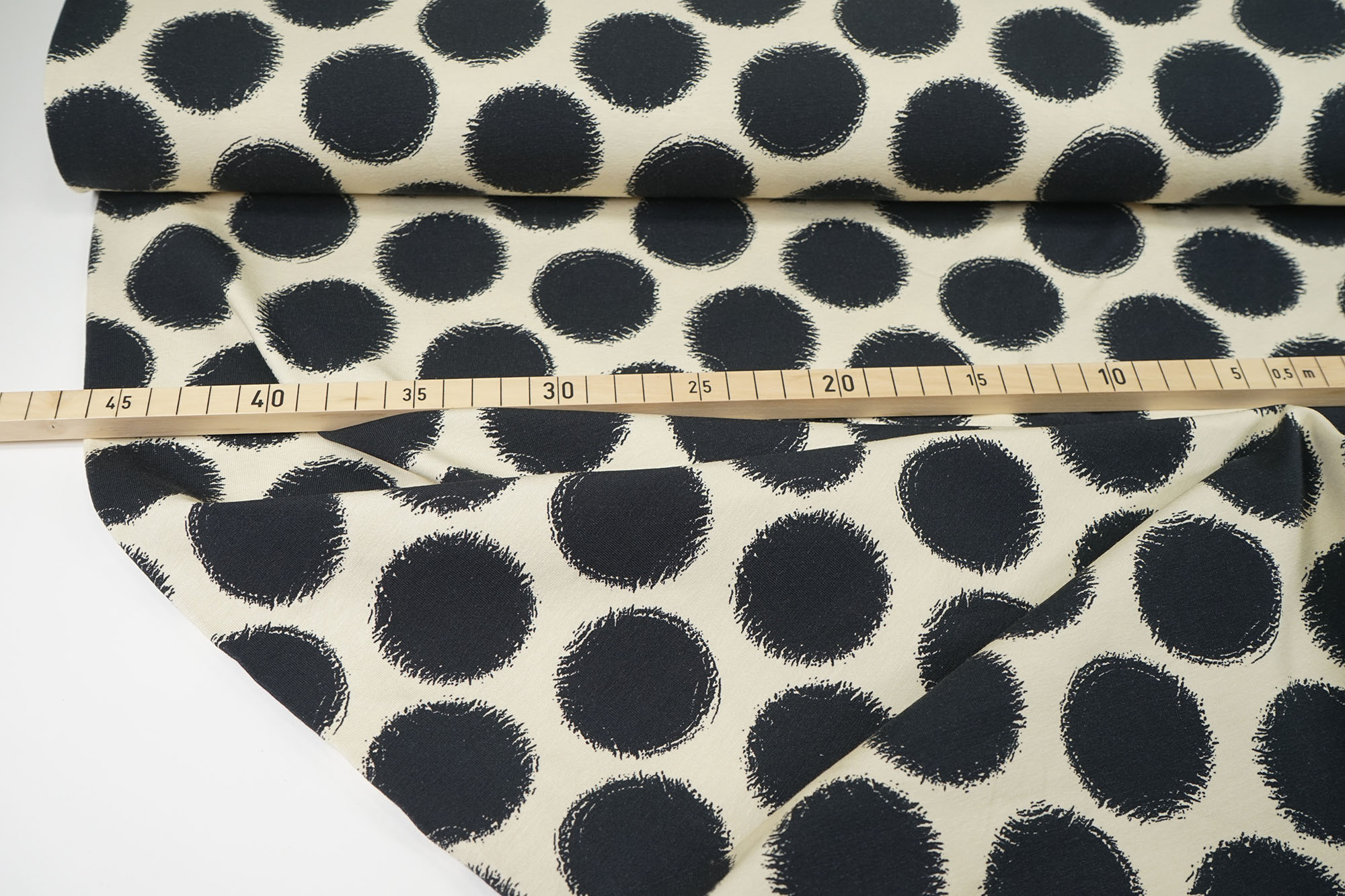 Cotton jersey - Big Black Dot - Stenzo