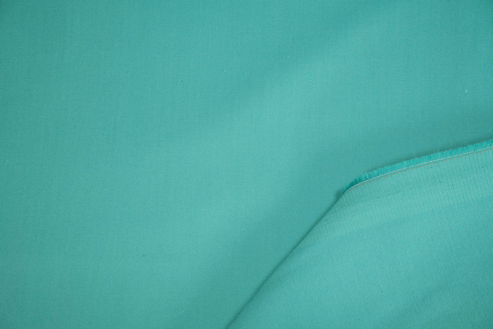 Cotton satin slightly elastic uni light turquoise