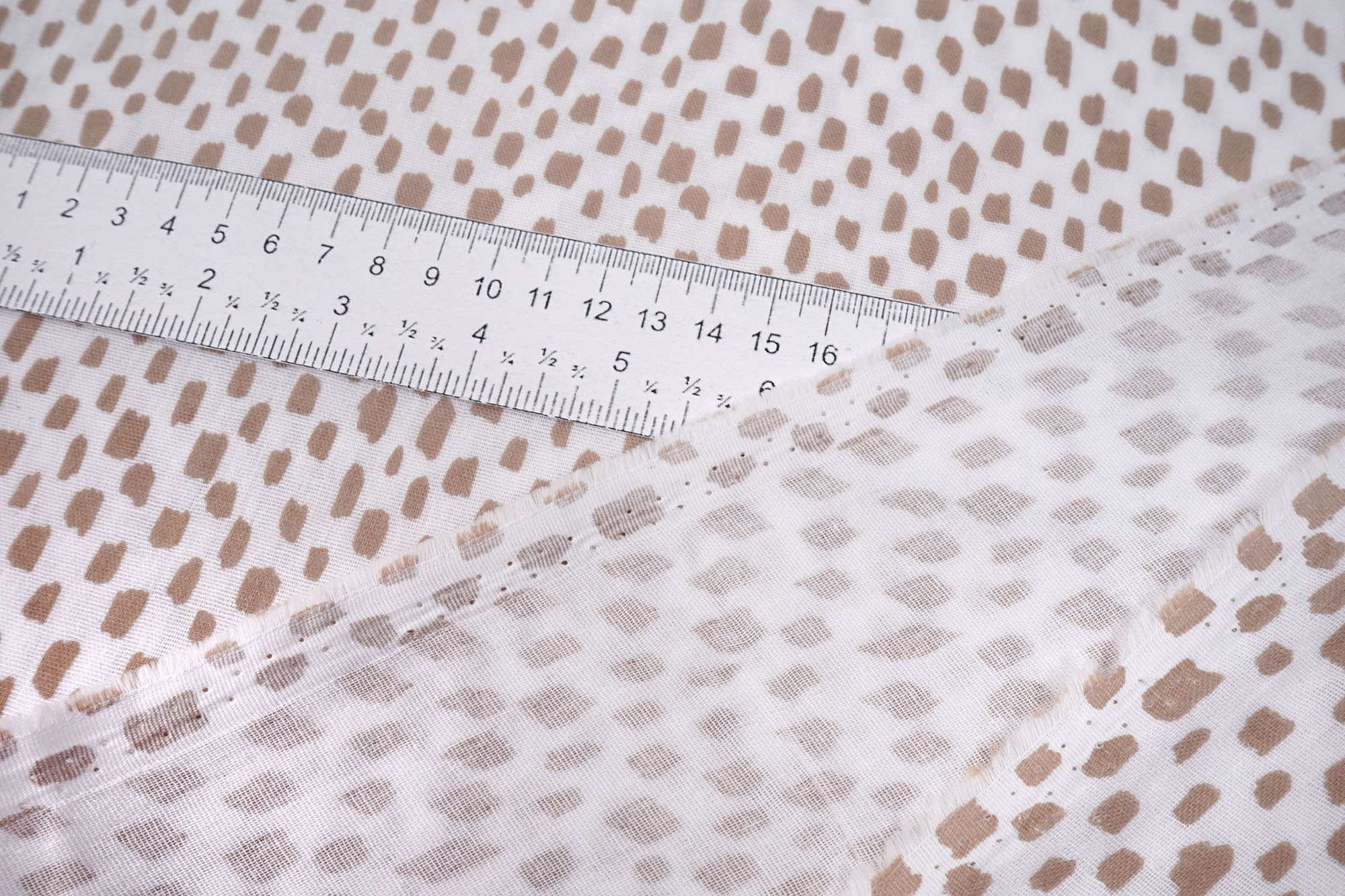 Organic Musselin double gauze squares sand on white