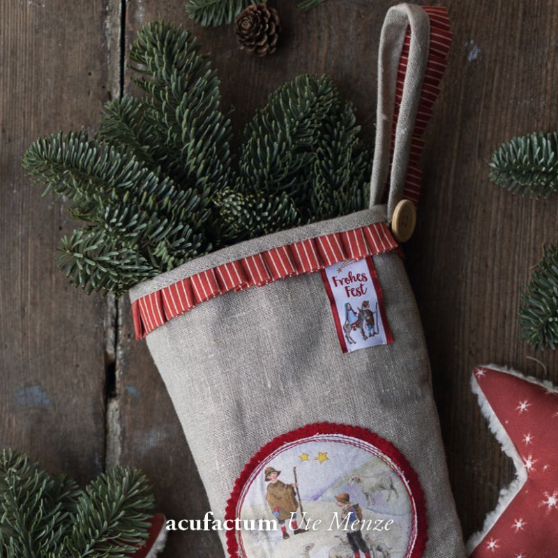 acufactum - Woven label - Merry Christmas - Christmas