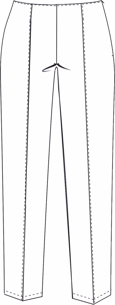 Trousers Amila Ladies, Paper Pattern
