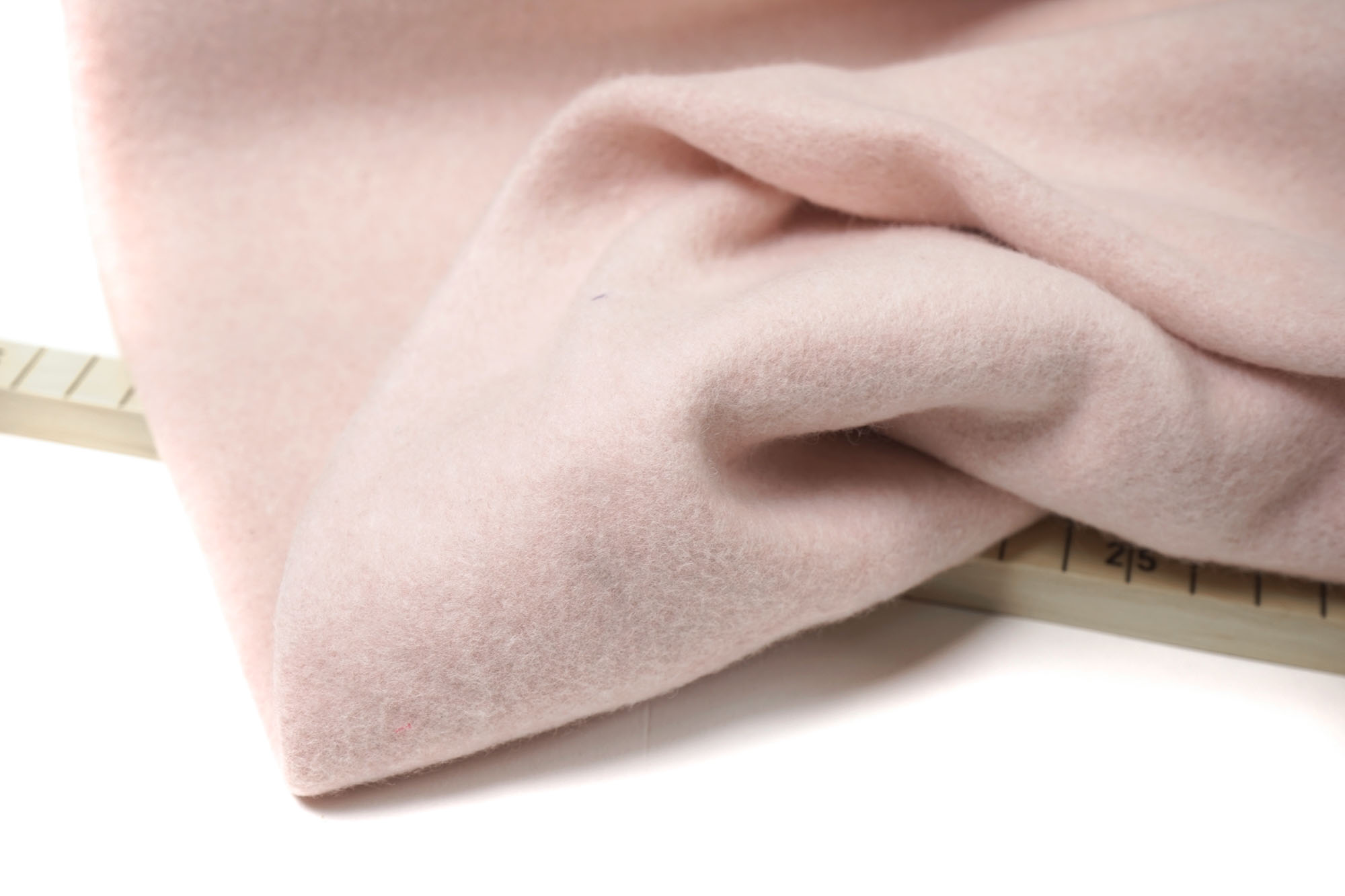 Cotton fleece - organic - GOTS - powder melange