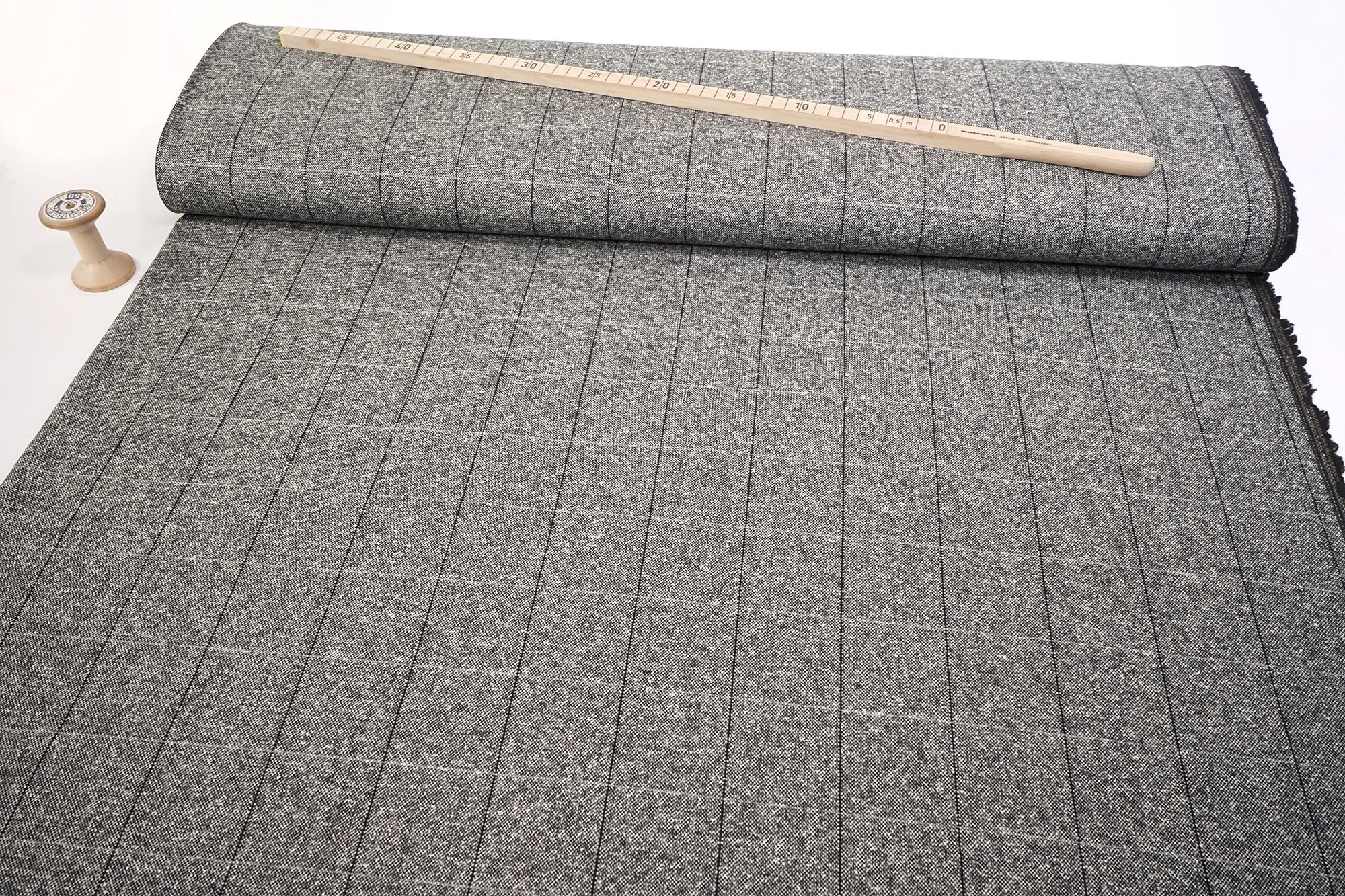Tweed Alessio grey made in Italy