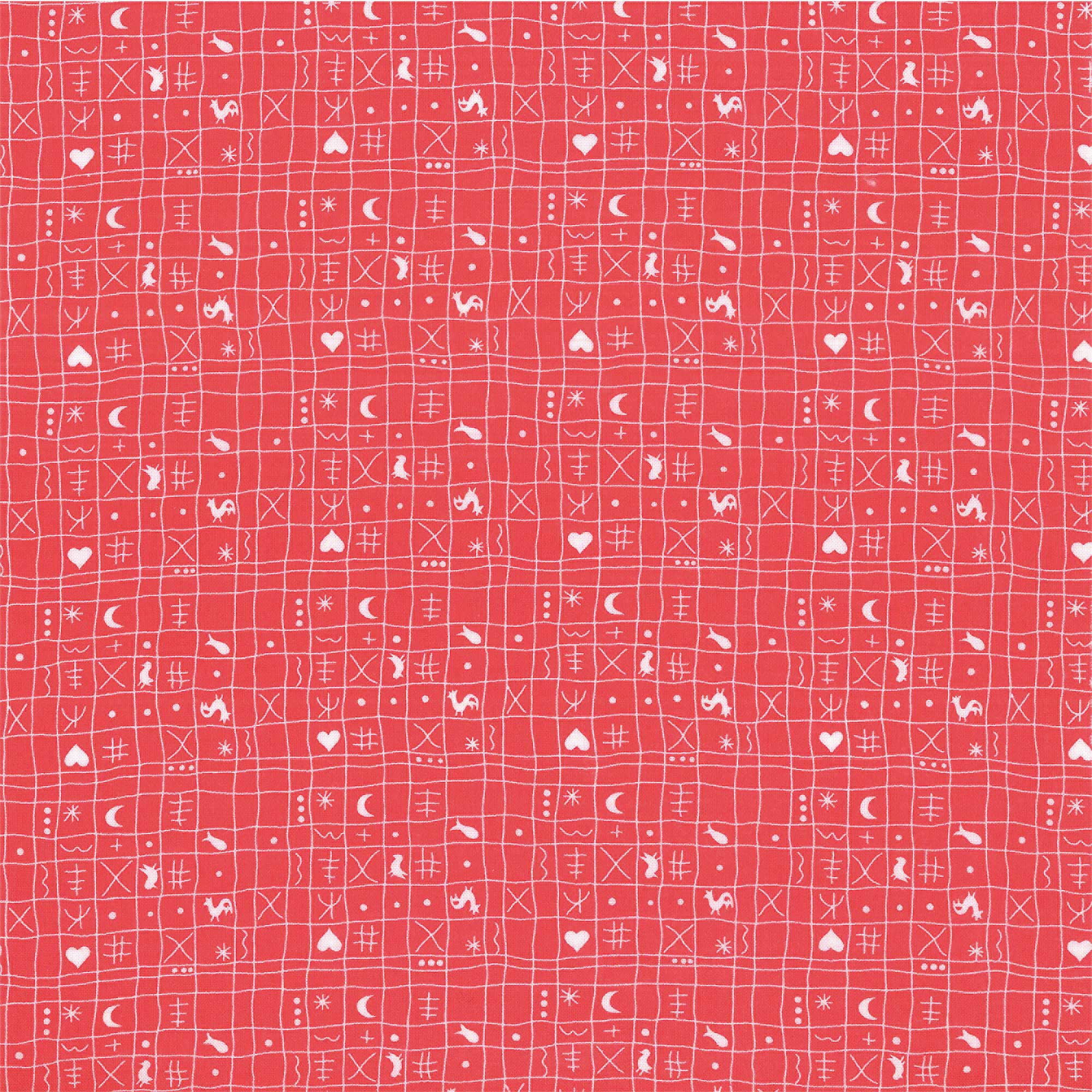 Westfalenstoffe - Chicken - red white