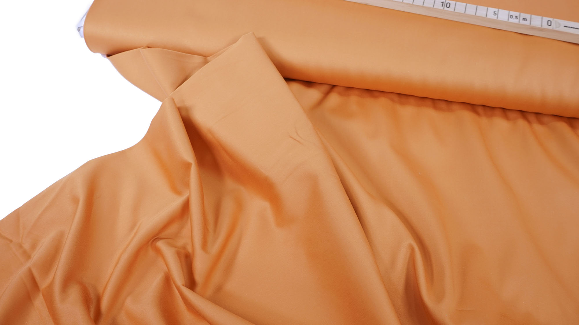 Cotton satin • cross-elastic • cantaloupe