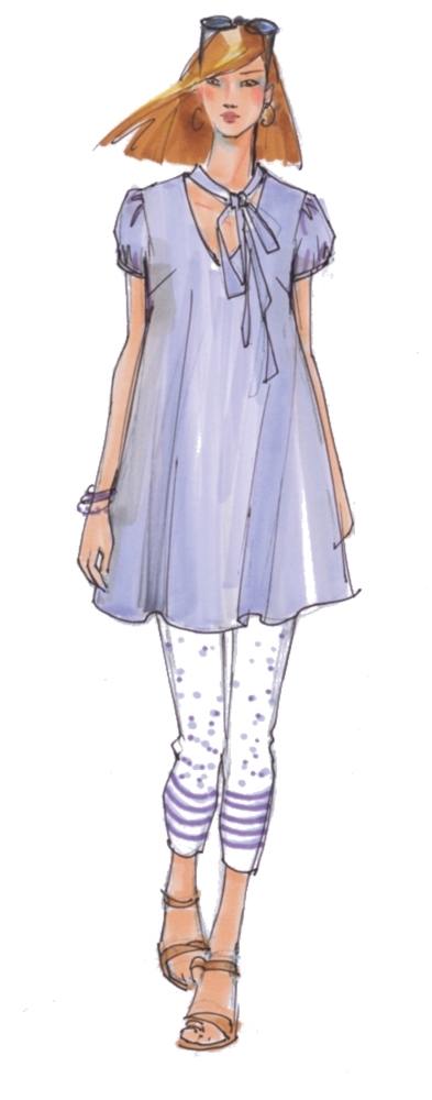Tunic Moana Ladies, Paper Pattern