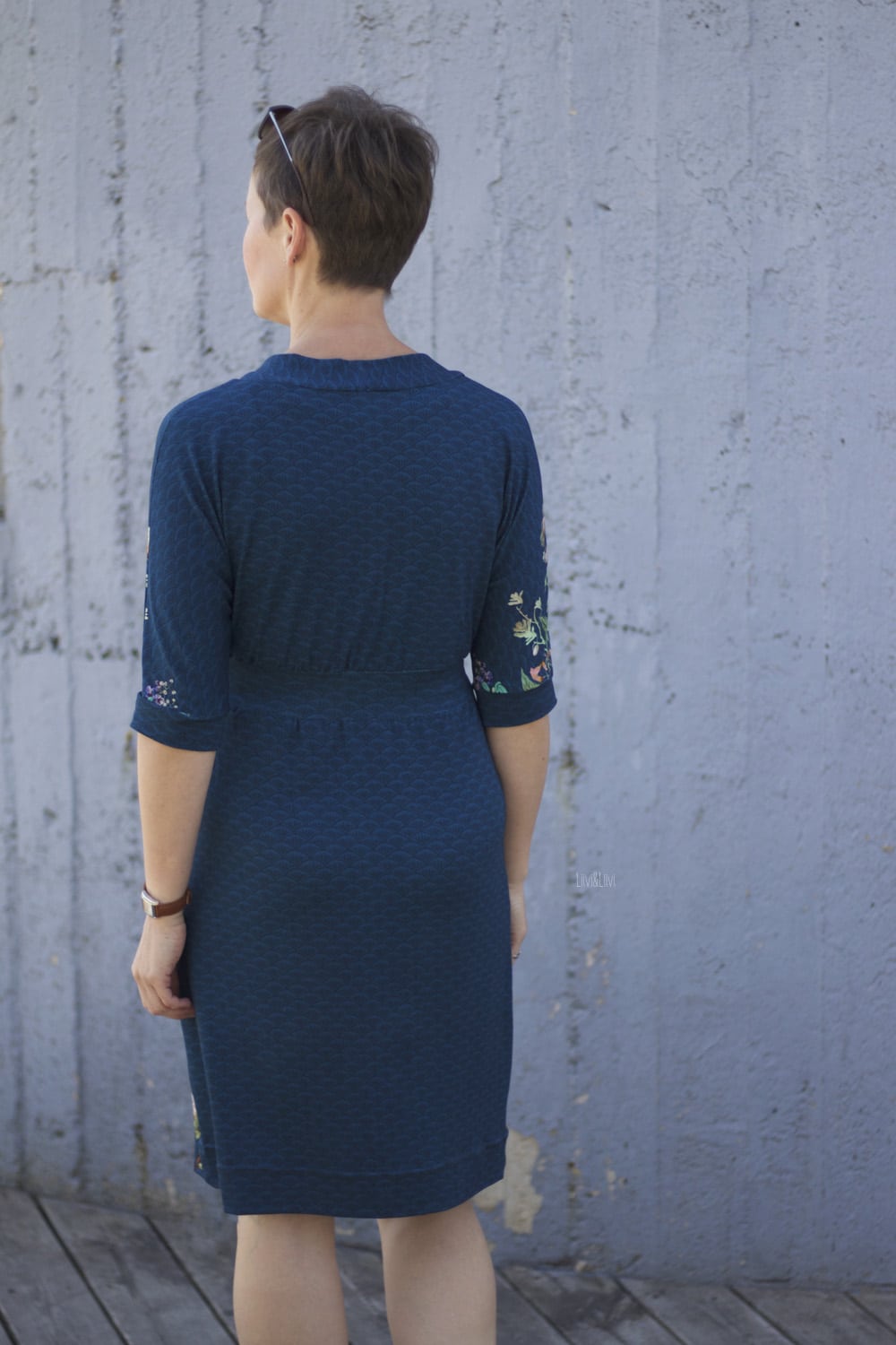 110 LINDO.kleid,Papierschnitt,Leni Pepunkt,Rückansicht Kleid