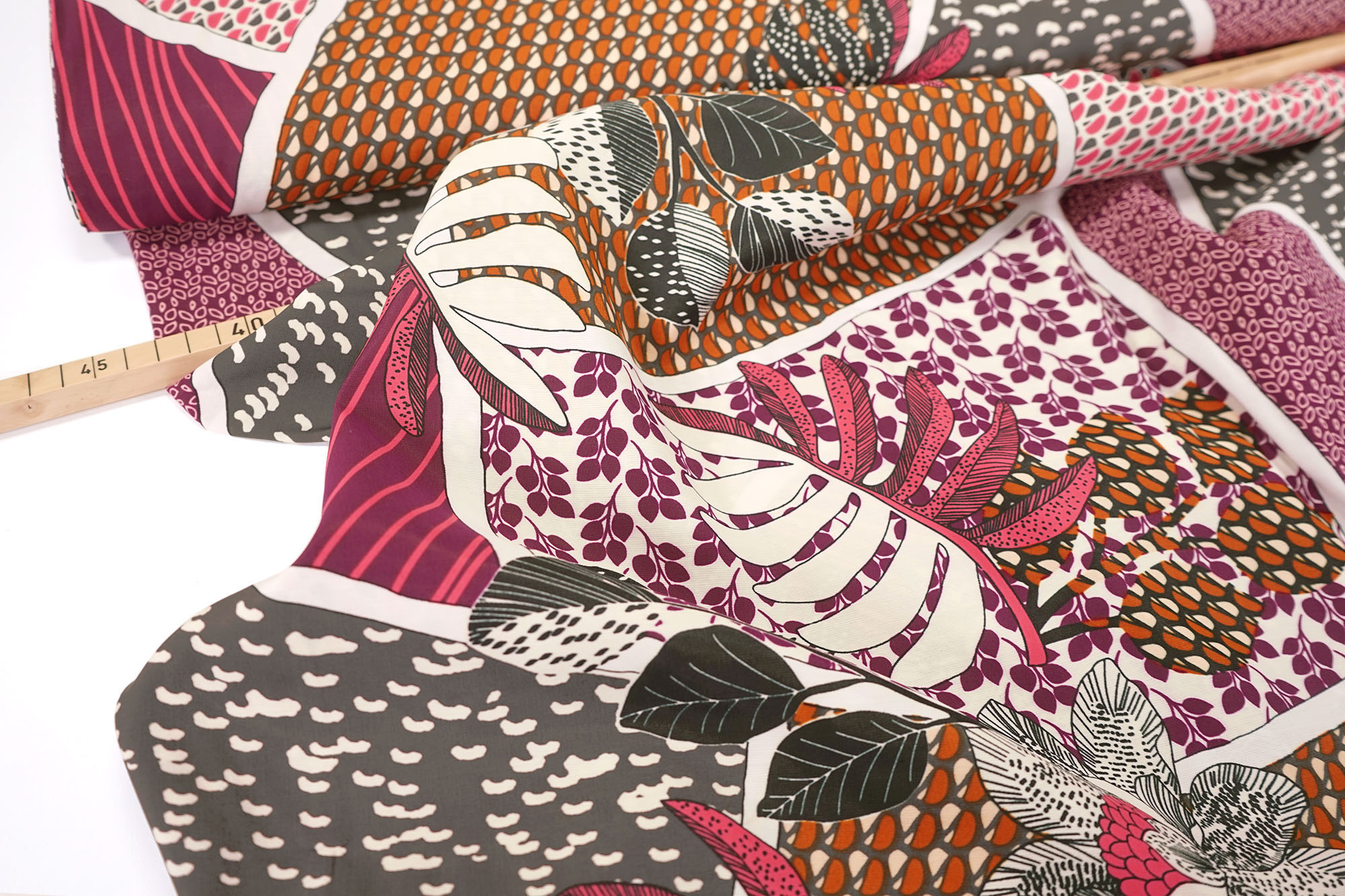 Viscose fabric - Earth Colour - sandwashed