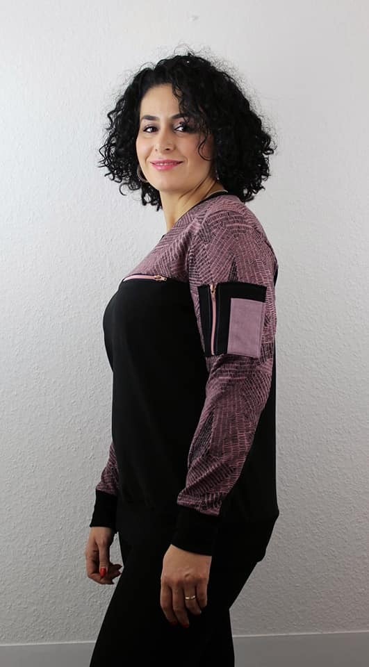Hoodie Emilea Ladies, Paper Pattern