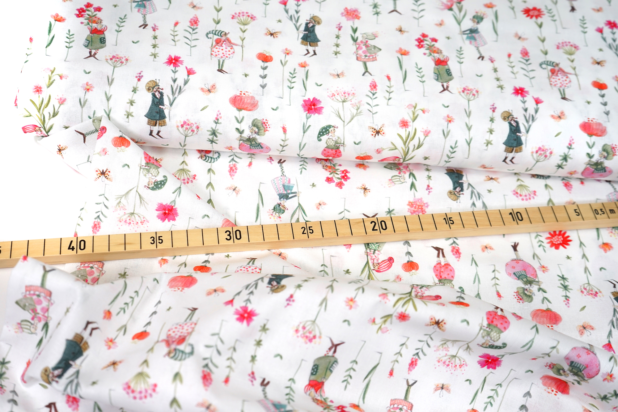 acufactum - Cotton fabric - Blütenglück - Silke Leffler