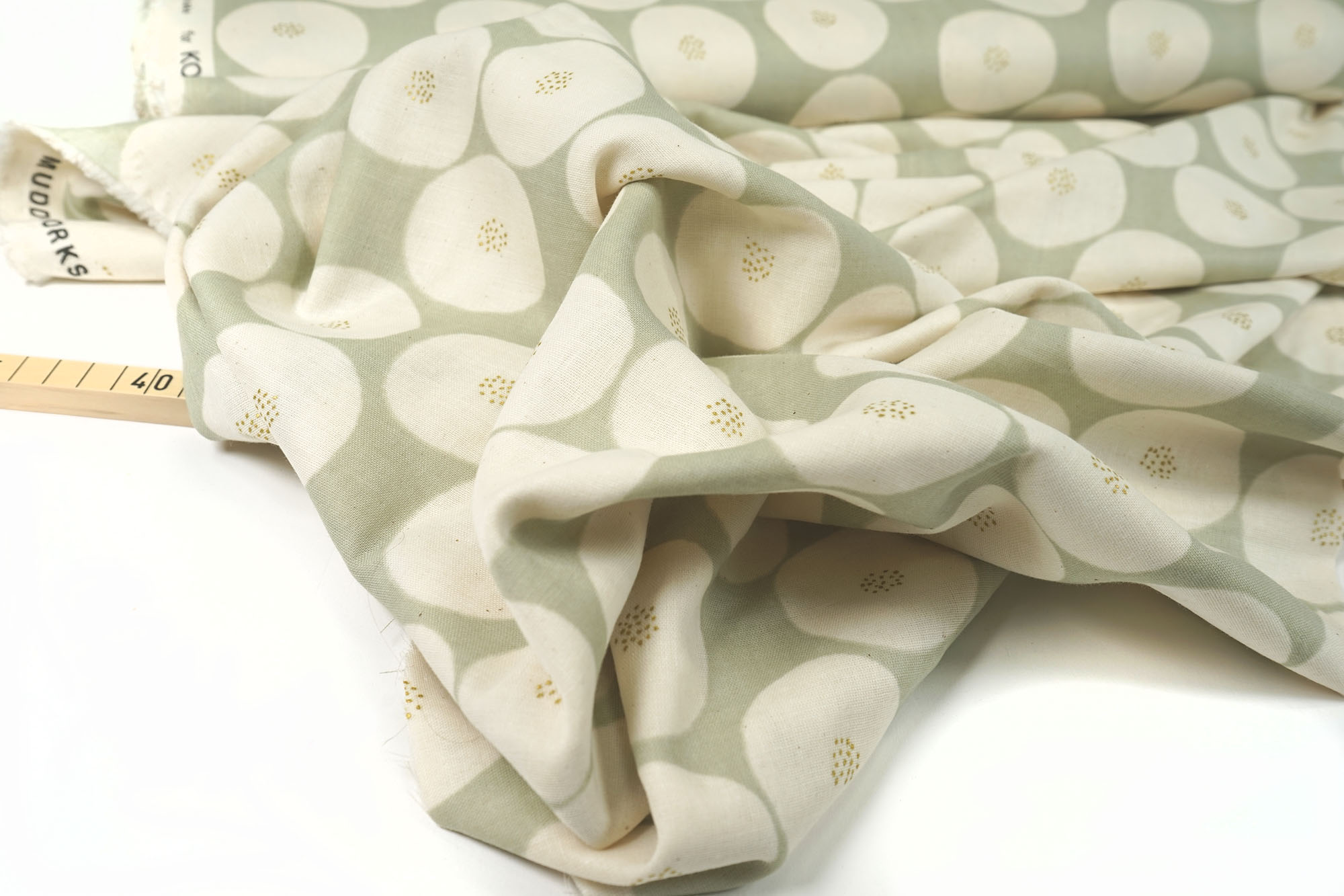 Kokka - Double Gauze - Muddy works - dusty green