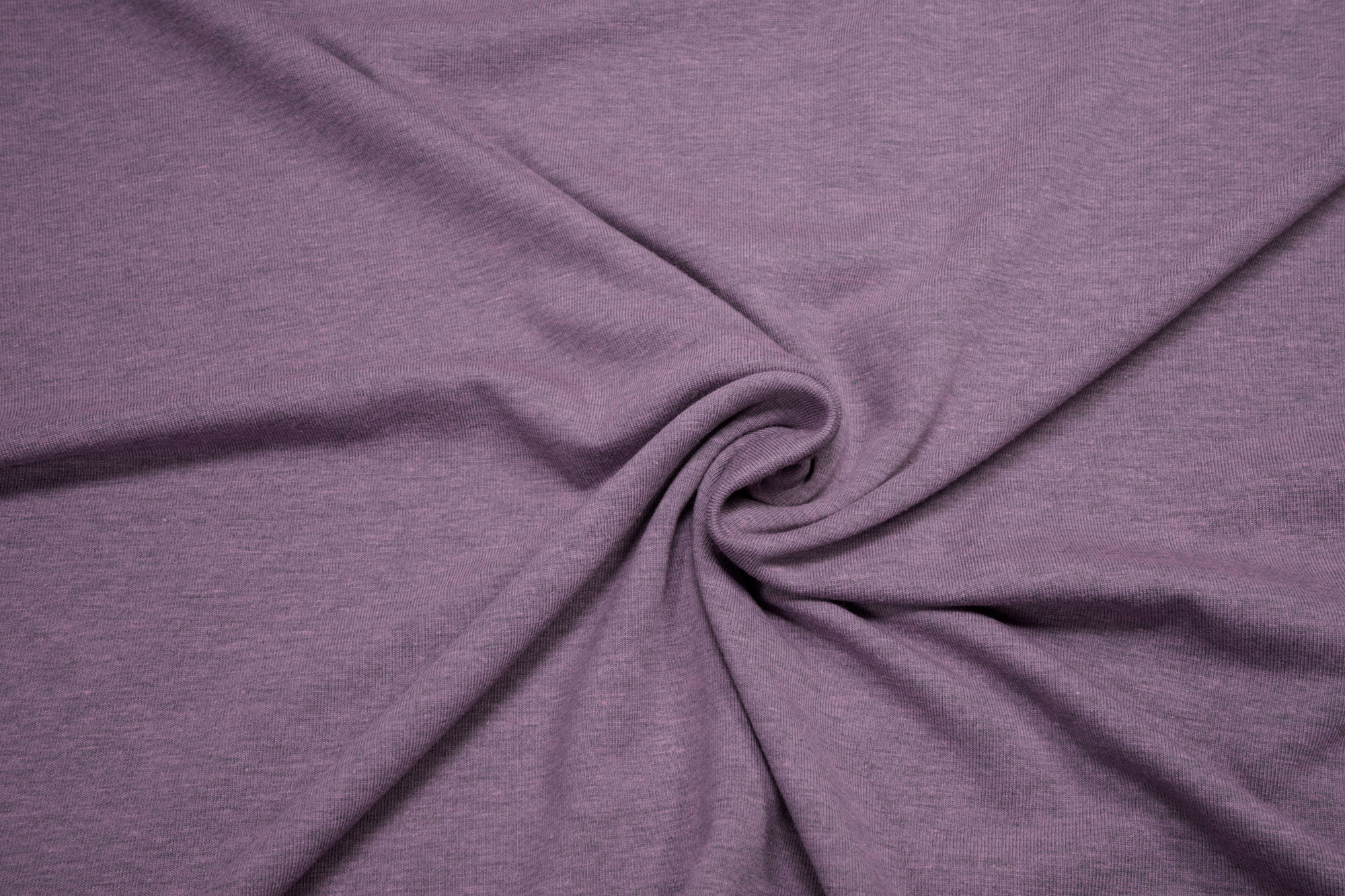 Jersey Black Yarn aubergine Cotton Jersey Knit Fabric flecked