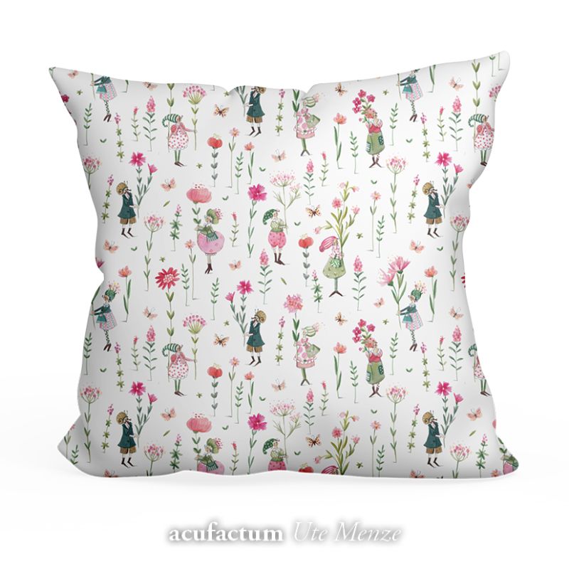 acufactum - Cotton fabric - Blütenglück - Silke Leffler