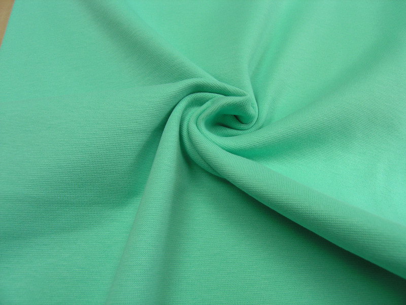 Ribbing tube uni dark mint Cotton Jersey Knit Fabric